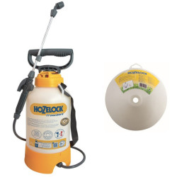Pulvérisateur à pression avec cône de désherbage 7 L HOZELOCK
