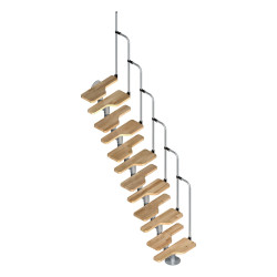 Escalier en bouleau Houston droit SOGEM
