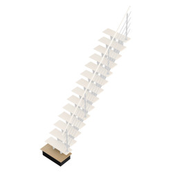 Socle de départ en hêtre 25 cm SOGEM