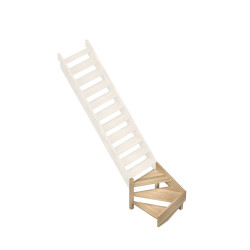 1/4 tournant bas gauche pour escalier Provence SOGEM