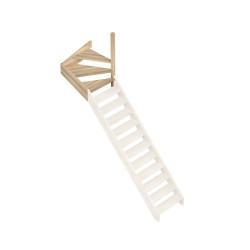 1/4 tournant haut droit pour escalier Provence SOGEM