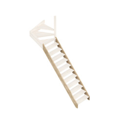 Limons pour escalier Provence 1/4 tournant haut 2 pièces SOGEM