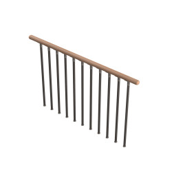 Kit garde-corps pour escalier en colimaçon Vega 140 cm SOGEM