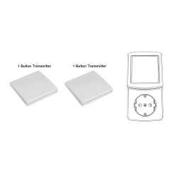 Kit d'interrupteur sans fil système LED pour escalier Gomera et Kalea 2 pièces SOGEM