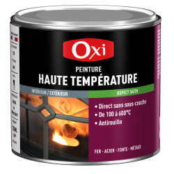Peinture Haute température noire 0