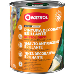 Peinture pour métal Rustol Deco vert sapin 2