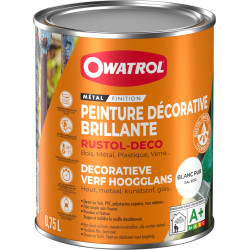 Peinture pour métal Rustol Deco blanc 0