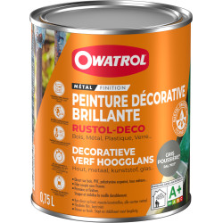 Peinture pour métal Rustol Deco gris poussière 0