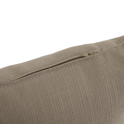 Coussin déperlant Koraï café 40 x 40 cm