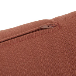 Coussin déperlant Koraï acajou 50 x 30 cm