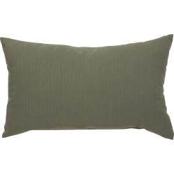 Coussin déperlant Koraï vert laurier 50 x 30 cm