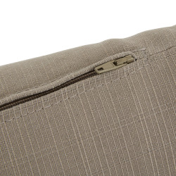 Coussin déperlant Koraï café 50 x 30 cm