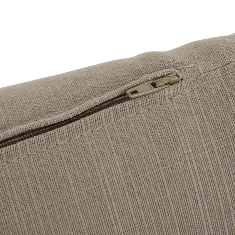 Coussin déperlant Koraï café 50 x 30 cm