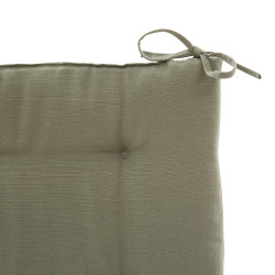 Galette de chaise matelassée Koraï vert laurier 40 x 40 cm