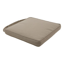 Galette de chaise Koraï café 40 x 40 cm