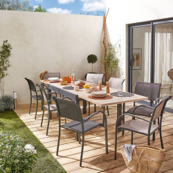 Fauteuil de jardin Oze anrhracite