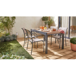 Fauteuil de jardin Oze taupe