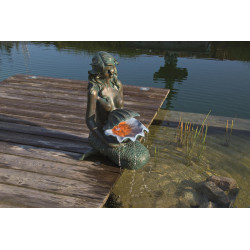 Fontaine pour bassin Oslo - Élégante fontaine de jardin | UBBINK