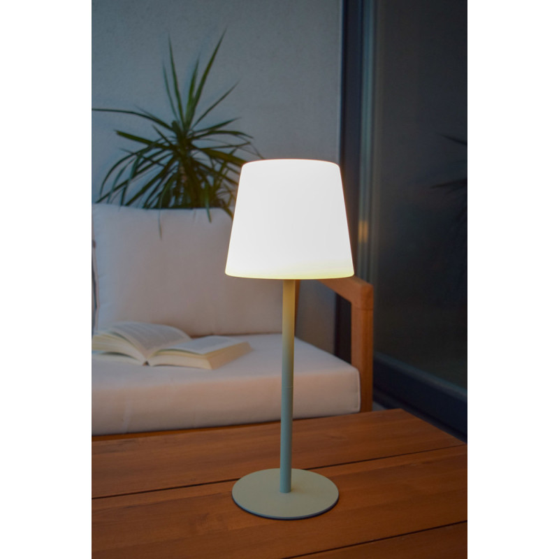Lampe de table LED Tyon verte – Éclairage d'ambiance | LUCIDE