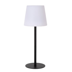 Lampe de Table LED Tyon Noire – Éclairage Extérieur Étanche | LUCIDE