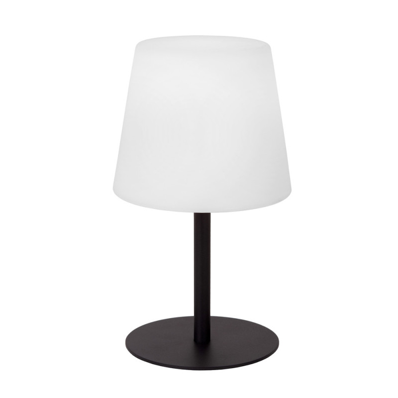Lampe de Table LED Tyon Noire – Éclairage Extérieur Étanche | LUCIDE