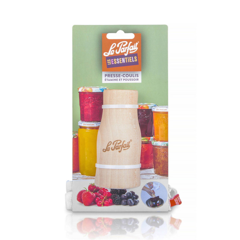 Presse-coulis en Bois – Coulis Sans Pépins | LE PARFAIT