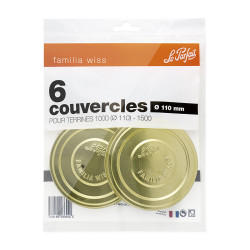 Couvercles Familia Wiss Ø 110 mm – Protection Hermétique | LE PARFAIT