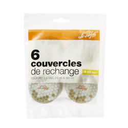 Couvercles pour pots à miel Ø 63 mm – Lot de 6 | LE PARFAIT
