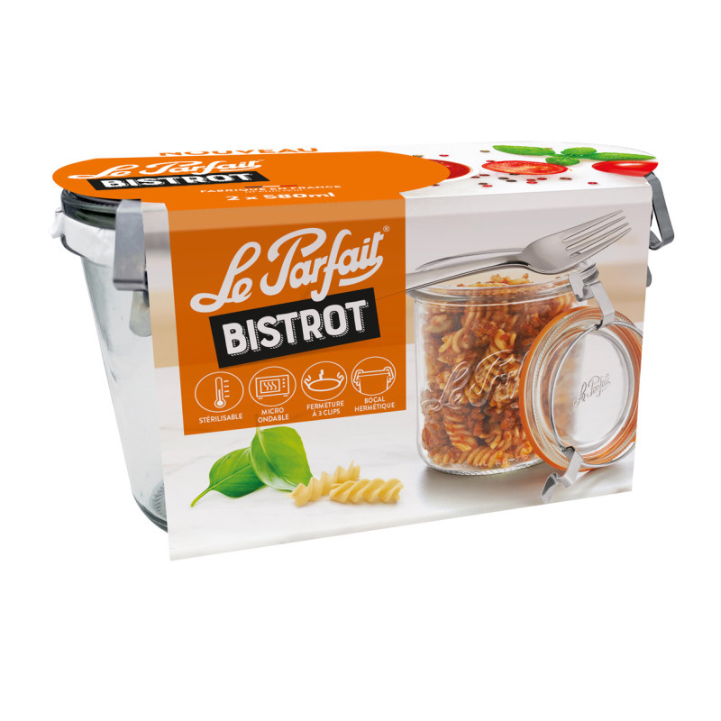 Bocaux Le Parfait Bistrot 580ml – Conservation Idéale | LE PARFAIT