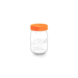 Bocal Verre 1L Orange – Conservation Parfaite | LE PARFAIT