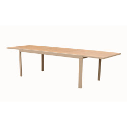 Table de jardin Stacy extensible anthracite 200-300 x 100 x 75 cm