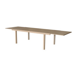 Table de jardin extensible Livia sable 226-339 x 110 x 75 cm