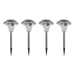 Poteaux LED Solaires Chrome – Éclairage Extérieur | EGLO