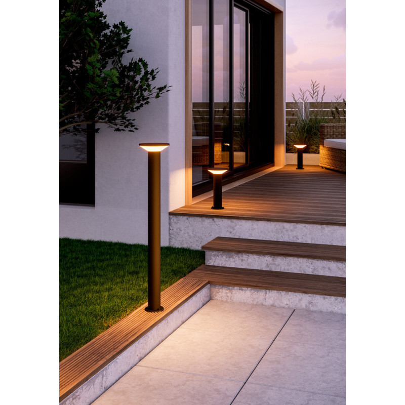 Lampadaire Extérieur LED Rigosa – Éclairage Jardin Moderne | EGLO