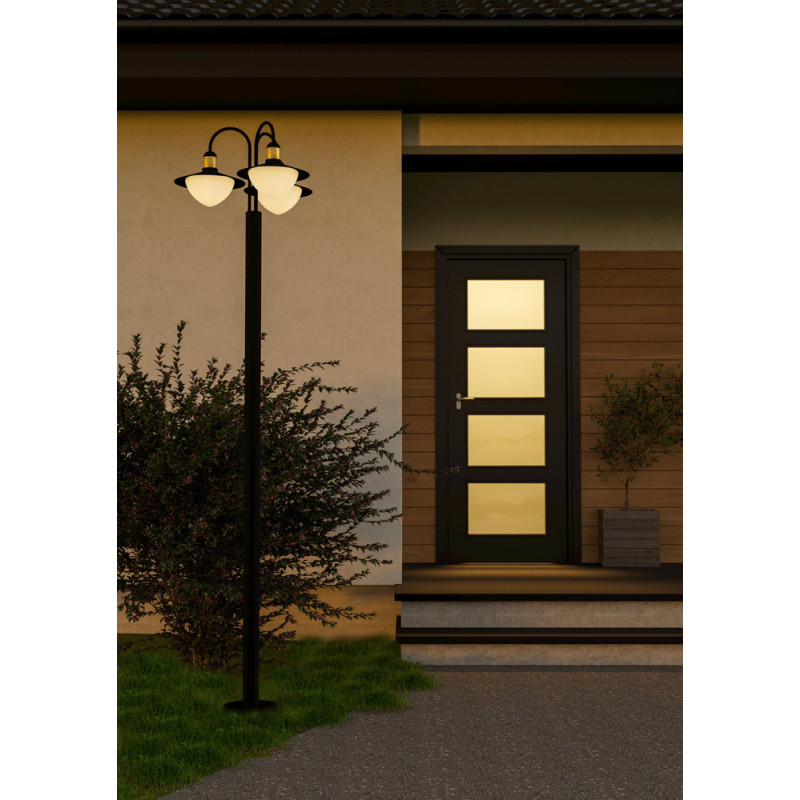 Lampadaire Extérieur Sirmione – Élégance et Éclairage Optimal | EGLO