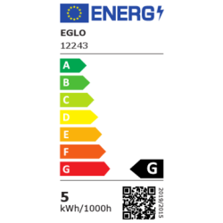 Ampoule LED G80 Connect Z Ambre dimmable E27 4,9 W | EGLO