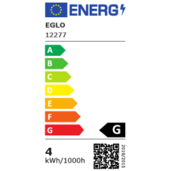 Ampoule LED E27 Gris – Blanc Chaud 110lm | EGLO