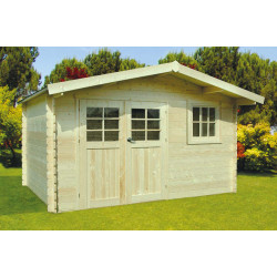 Abri de jardin Salzburg bois 34 mm – Rangement durable et sécurisé