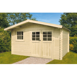 Abri de jardin Linz bois traité – Rangement durable | SOLID