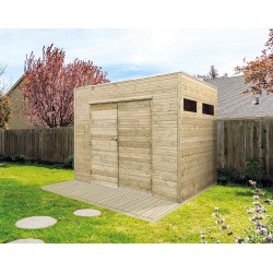 Abri de jardin bois massif – Protection durable | SOLID