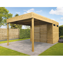 Abri de Jardin Palermo Bois – Rangement Durable et Sécurisé | SOLID