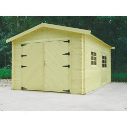 Garage Traditional traité 28 mm avec double porte 3