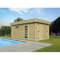 Garage Moderne traité 40 mm avec double porte 3