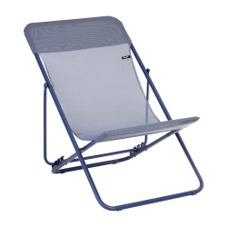 Chaise longue Maxi transat bleu