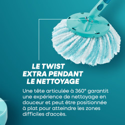 Ensemble lave-sol Clean Twist Mop Ergo – Nettoyage facile | LEIFHEIT