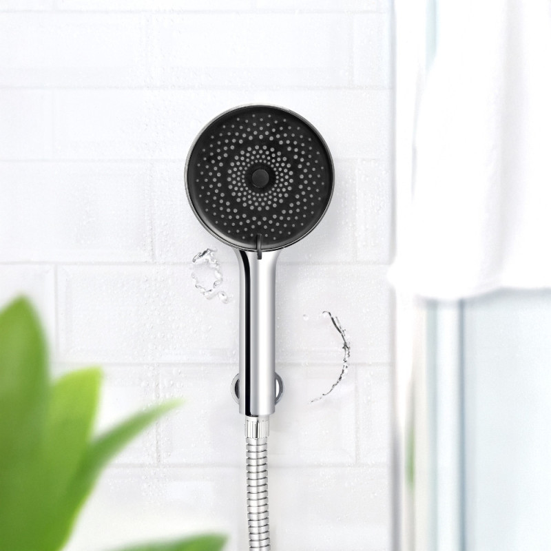 Douchette Softwater 3 jets chrome Ø 12 cm WENKO