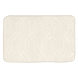 Tapis de bain Camiers blanc 40 x 60 cm ALLSTAR