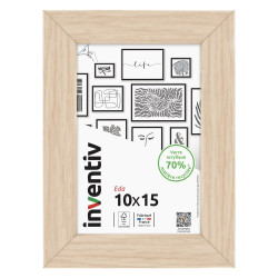 Cadre Eda naturel 10 x 15 cm INVENTIV