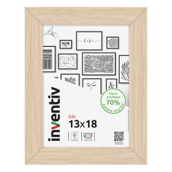 Cadre Eda naturel 13 x 18 cm INVENTIV