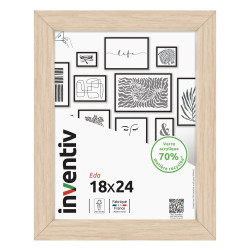 Cadre Eda naturel 18 x 24 cm INVENTIV
